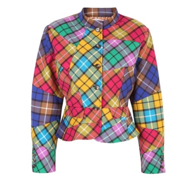 Sassy Jones Jackets & Blazers - Sassy Jones Patchwork Colorful Jacket
